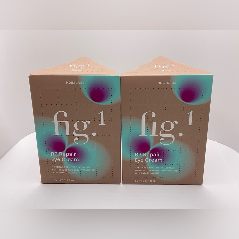 Fig 1 RP Repair Eye Cream Retinyl Peptides Ceramids HA Acid Squalane Bundle of 2